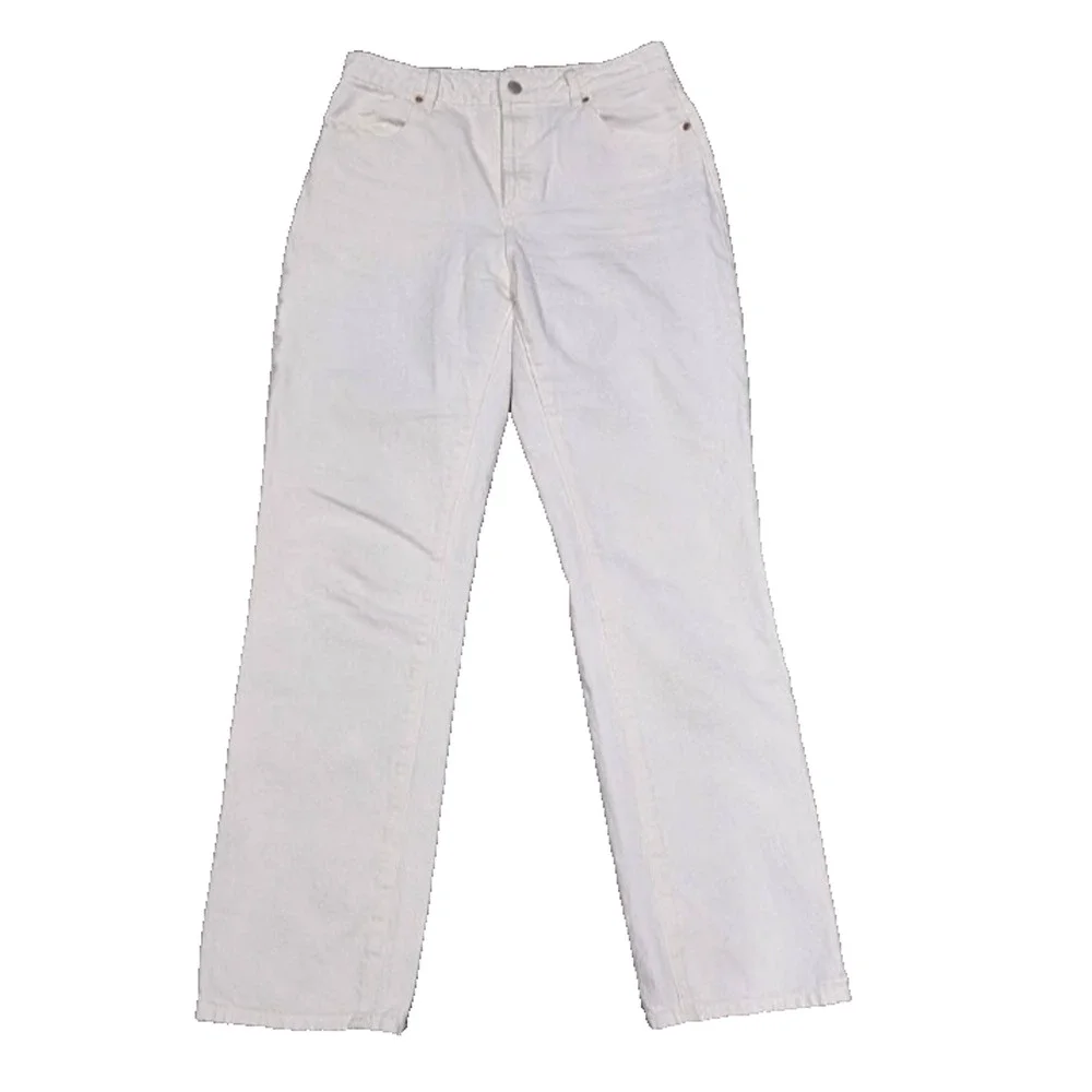 Rollas Classic Straight Y2K Hight Rise Jeans Vintage White Sz 30 A006294